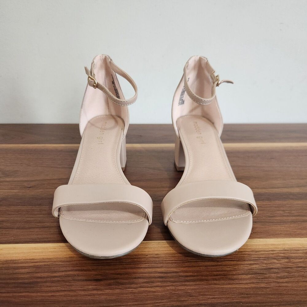Madden Girl Womens Ileana Comfort Dress Heels Light Taupe Size 9 Prom Wedding - Picture 4 of 10